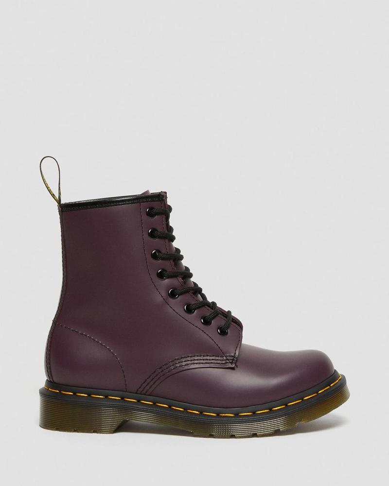 Dr Martens 1460 Smooth Læder Snørestøvler Dame Lilla | DK 204JPQ